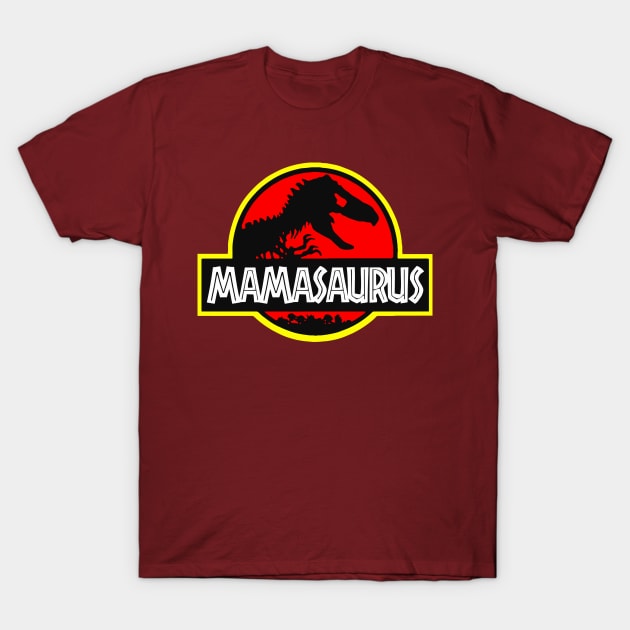 Mama saurus Rex - Mothers Day Gift Funny T-Shirt by TowlerAurora